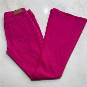 Hollister Fuchsia Wide Leg Jeans low rise 25R